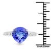 Image 3 : 3.07ct Tanzanite 14K White Gold Ring