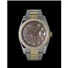 Image 1 : Rolex 116243 SS/YG 36MM Datejust with Diamond Bezel