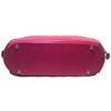 Image 2 : Hermes Vintage Pink Red Black Color Block Epsom Round Ellipse Handbag