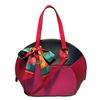Image 9 : Hermes Vintage Pink Red Black Color Block Epsom Round Ellipse Handbag