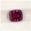 Image 1 : 4.88ct Raspberry Garnet Cushion Cut