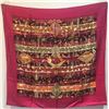 Image 1 : Hermes Rives Fertiles Silk Scarf in Magenta