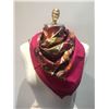 Image 2 : Hermes Rives Fertiles Silk Scarf in Magenta