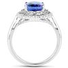 Image 2 : 2.88ct Tanzanite 14K White Gold Ring