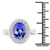 Image 3 : 2.88ct Tanzanite 14K White Gold Ring