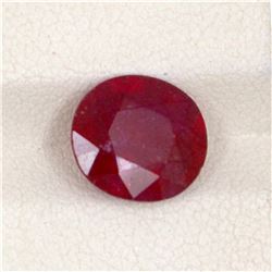 4.27ct  Ruby Oval Cut