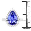Image 3 : 5.21ct Tanzanite 14K White Gold Ring