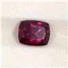 Image 1 : 4.22ct Raspberry Garnet Cushion Cut
