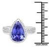 Image 3 : 4.08ct Tanzanite 14K White Gold Ring