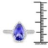 Image 3 : 2.02ct Tanzanite 14K White Gold Ring