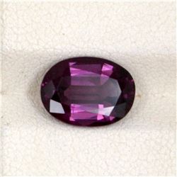 3.43ct Raspberry Garnet Oval Cut