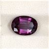 Image 1 : 3.43ct Raspberry Garnet Oval Cut