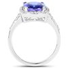 Image 2 : 3.4ct Tanzanite 14K White Gold Ring