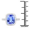 Image 3 : 3.4ct Tanzanite 14K White Gold Ring