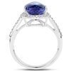 Image 2 : 4.39ct Tanzanite 14K White Gold Ring