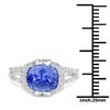Image 3 : 3.44ct Tanzanite 14K White Gold Ring