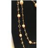 Image 3 : Chanel Vintage Pearl and Clear Crystal Chicklet Long Necklace