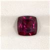 Image 1 : 3.55ct Raspberry Garnet Cushion Cut