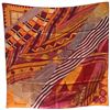 Image 1 : Hermes Coupons Indiens Silk Scarf in Orange, circa 2008