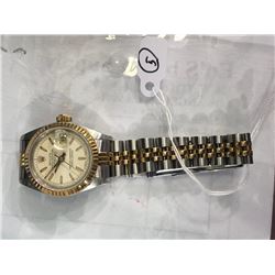 LADIES ROLEX DATEJUST 69173 SILVER DIAL