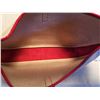 Image 8 : Hermes vintage Canvas and Red Leather Trim Shoulder Bag