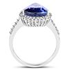 Image 2 : 5.44ct Tanzanite 14K White Gold Ring