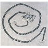 Image 3 : Chanel Silver Chain Rhinestone Camellia Flower Belt Necklace