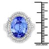 Image 3 : 5.89ct Tanzanite 14K White Gold Ring