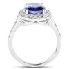 Image 2 : 3.57ct Tanzanite 14K White Gold Ring