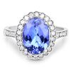 Image 3 : 3.57ct Tanzanite 14K White Gold Ring