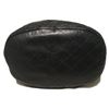 Image 4 : Chanel Vintage Black Leather Drawstring Bucket Shoulder Bag