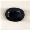 Image 1 : 7.16ct  Blue Sapphire Oval Cut