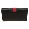Image 2 : Gucci Navy Blue Leather Long Sylvie Wallet