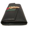 Image 3 : Gucci Navy Blue Leather Long Sylvie Wallet