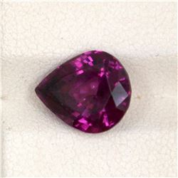 5.16ct Raspberry Garnet Pear Cut