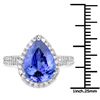Image 3 : 5.17ct Tanzanite 14K White Gold Ring