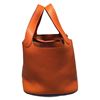 Image 9 : Hermes Orange Clemence Leather Picotin PM Handbag