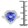 Image 3 : 4.2ct Tanzanite 14K White Gold Ring