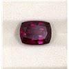 Image 1 : 5.05ct Raspberry Garnet Cushion Cut