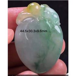 Type A Jadeite Jade 44.5x30.3x9.6mm