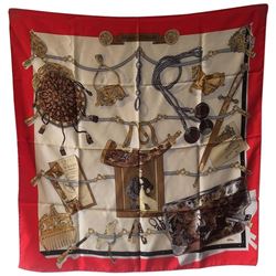 Hermes Vintage Memoire d'Hermes Silk Scarf, circa 1990s