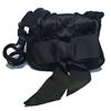 Image 1 : Yves Saint Laurent YSL Black Silk Satin Ribbon Bow Evening Bag