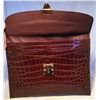Image 6 : Colombo Vintage Tan Crocodile Portfolio Clutch