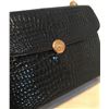 Image 5 : Gucci Vintage Black Alligator Handbag