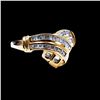 Image 2 : 1.50ct About Diamond 14K yellow Gold Ring
