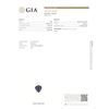 Image 4 : GIA 4.00ct Blue Sapphire 18K White Gold Ring