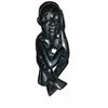 Image 1 : Wood Carved Sculpture Thinking Man