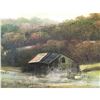 Image 2 : Oil on Canvas Painting, Rural Mountain Landscape