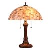 Image 1 : SHELLEY Mosaic 2 Light Table Lamp 16" Shade