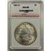 Image 1 : 1901-O MORGAN SILVER DOLLAR CCGS